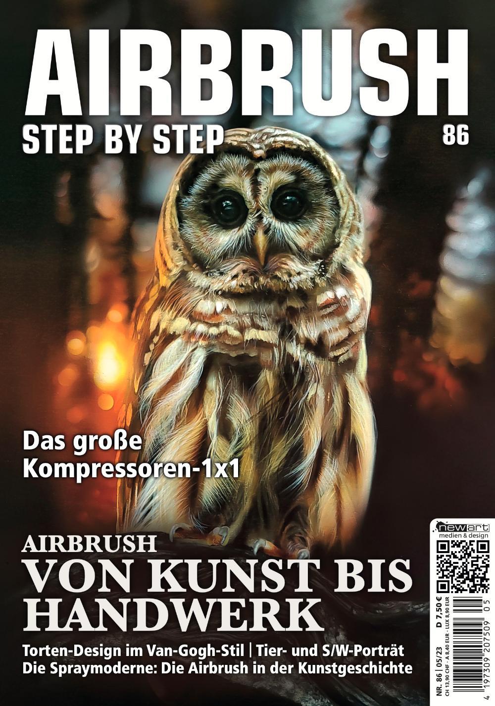 Cover: 9783941656758 | Airbrush Step by Step 86 | Airbrush von Kunst bis Handwerk | Buch