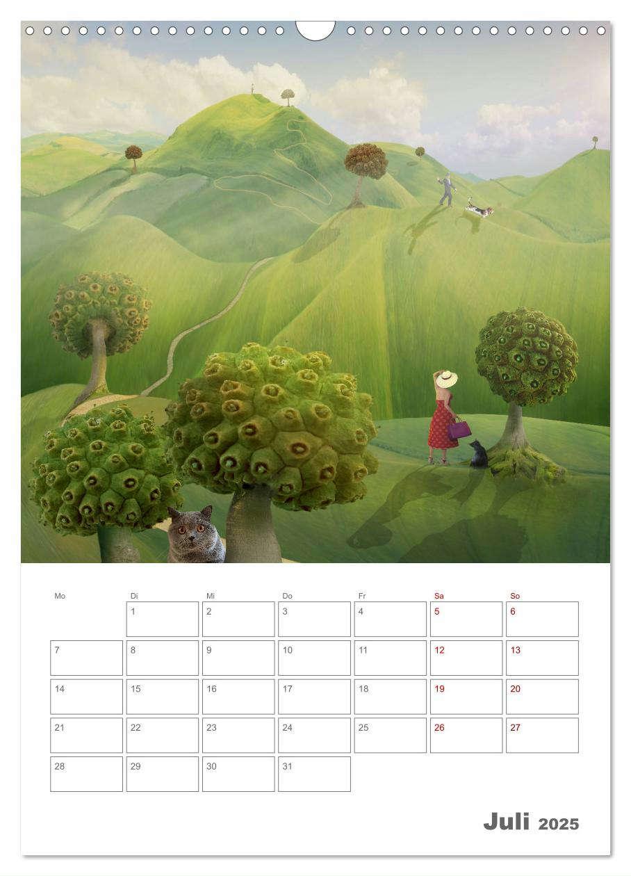 Bild: 9783435952489 | Surrealistische Reisen (Wandkalender 2025 DIN A3 hoch), CALVENDO...