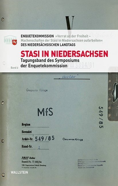 Cover: 9783835331662 | Stasi in Niedersachsen. Bd.2 | Niedersächsischer Landtag | Buch | 2017