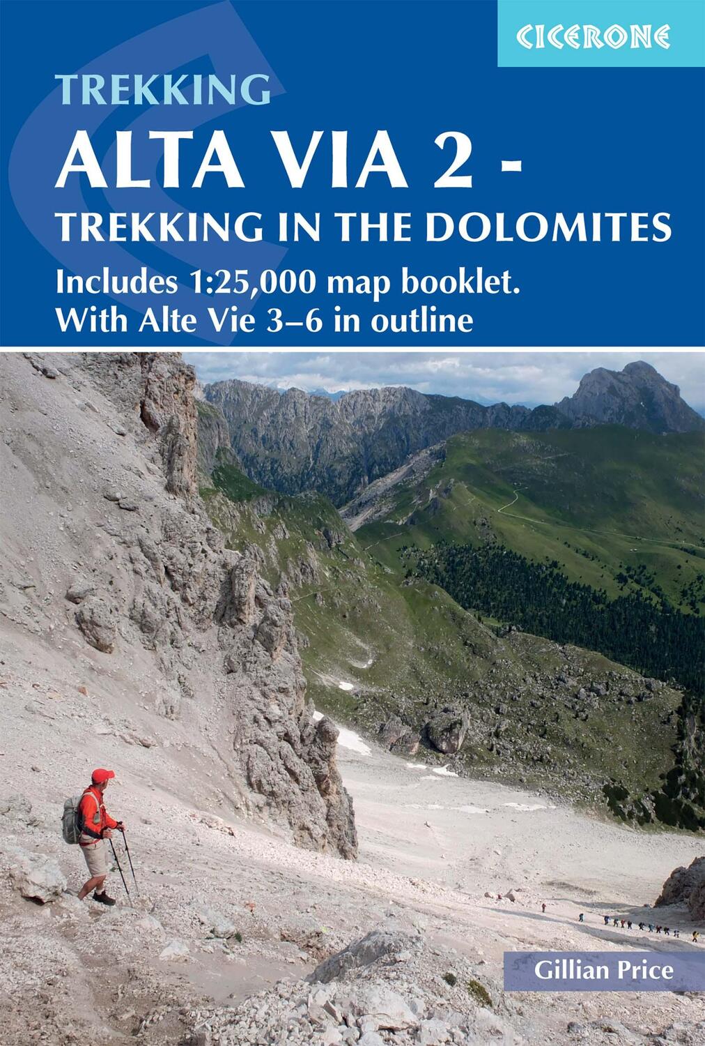 Cover: 9781786310972 | Alta Via 2 - Trekking in the Dolomites | Gillian Price | Taschenbuch