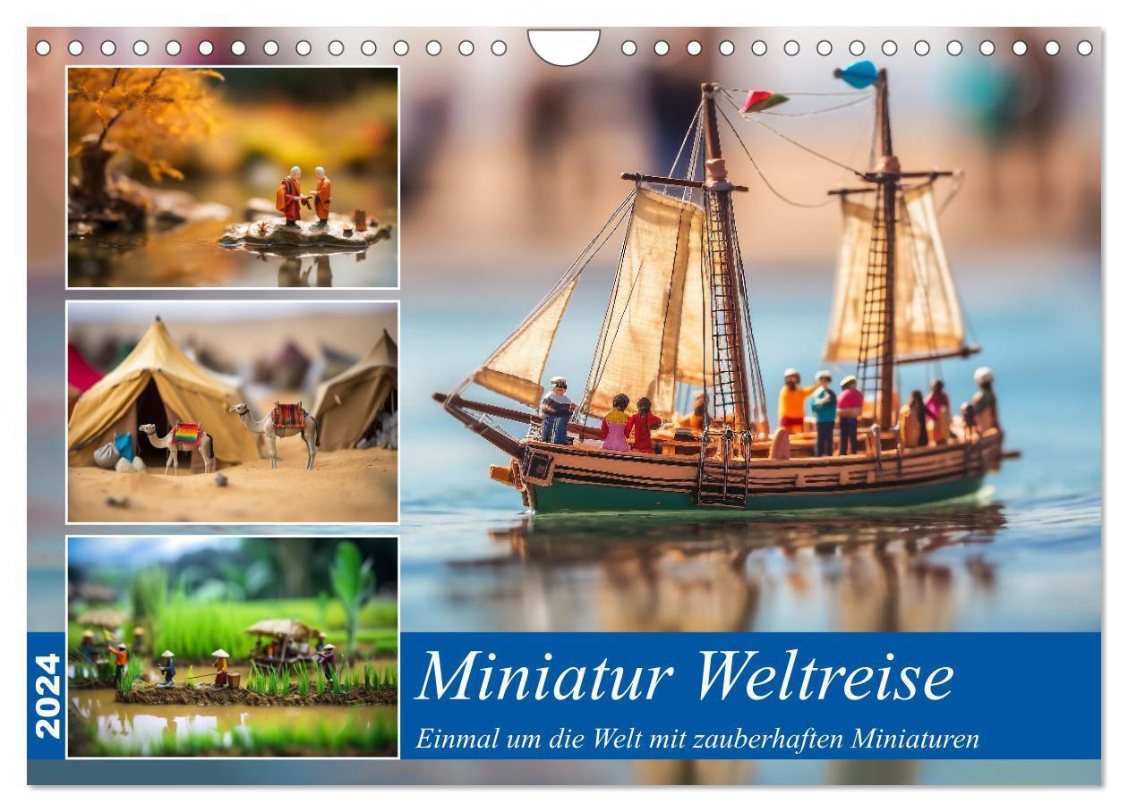 Cover: 9783383286766 | Miniatur Weltreise (Wandkalender 2024 DIN A4 quer), CALVENDO...
