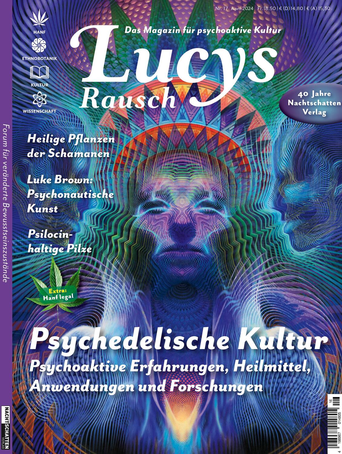Cover: 9783037884171 | Lucys Rausch Nr. 17 | Das Gesellschaftsmagazin für psychoaktive Kultur
