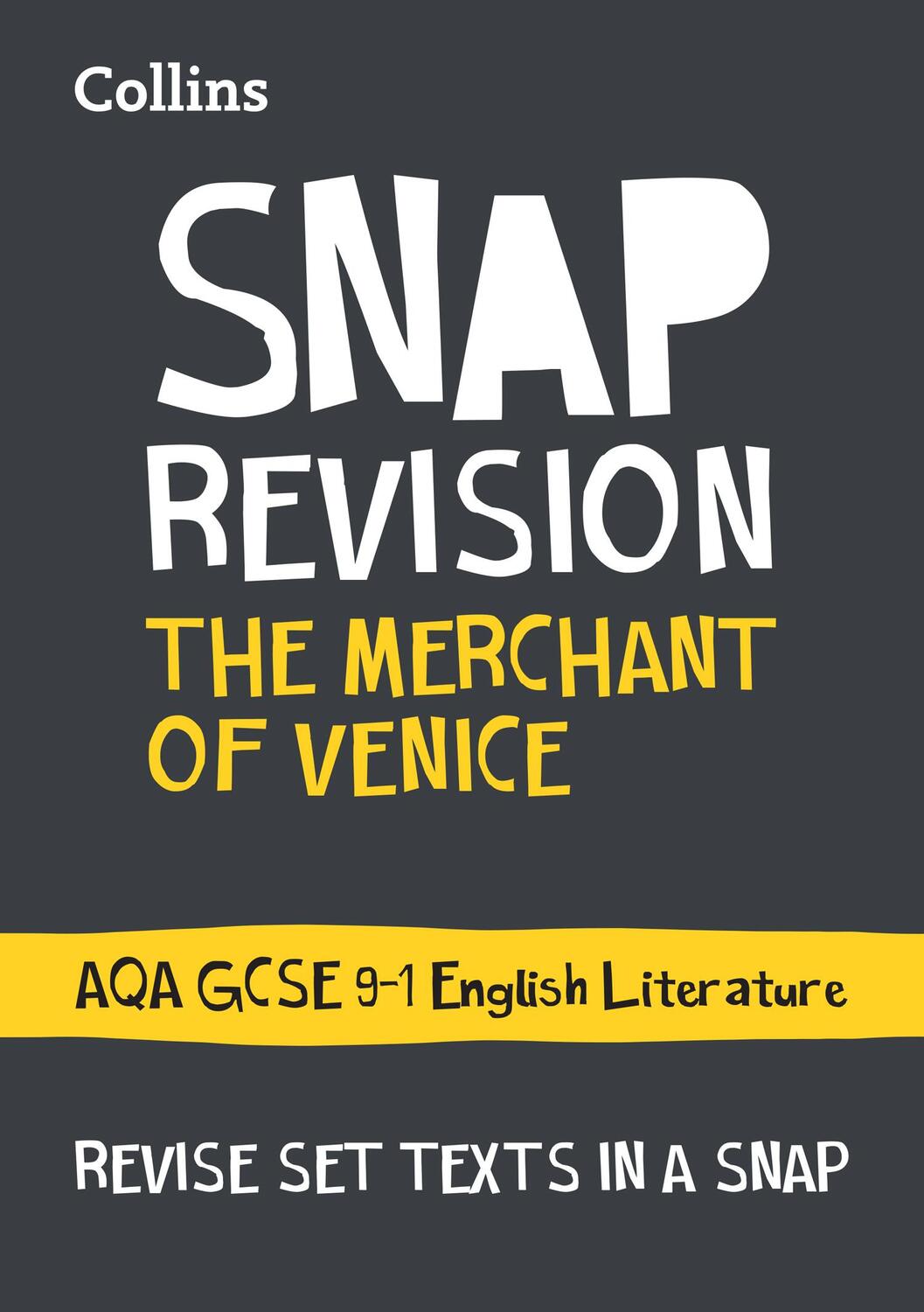 Cover: 9780008247096 | The Merchant of Venice: AQA GCSE 9-1 English Literature Text Guide