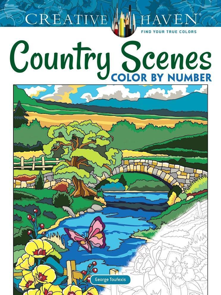 Cover: 9780486822808 | Creative Haven Country Scenes Color by Number | George Toufexis | Buch