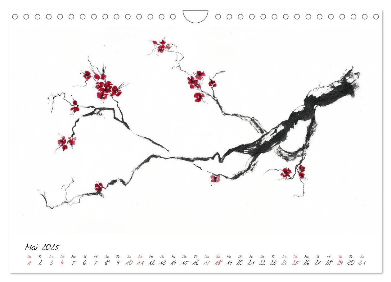 Bild: 9783435623990 | Asiatische Tuschmalerei (Wandkalender 2025 DIN A4 quer), CALVENDO...