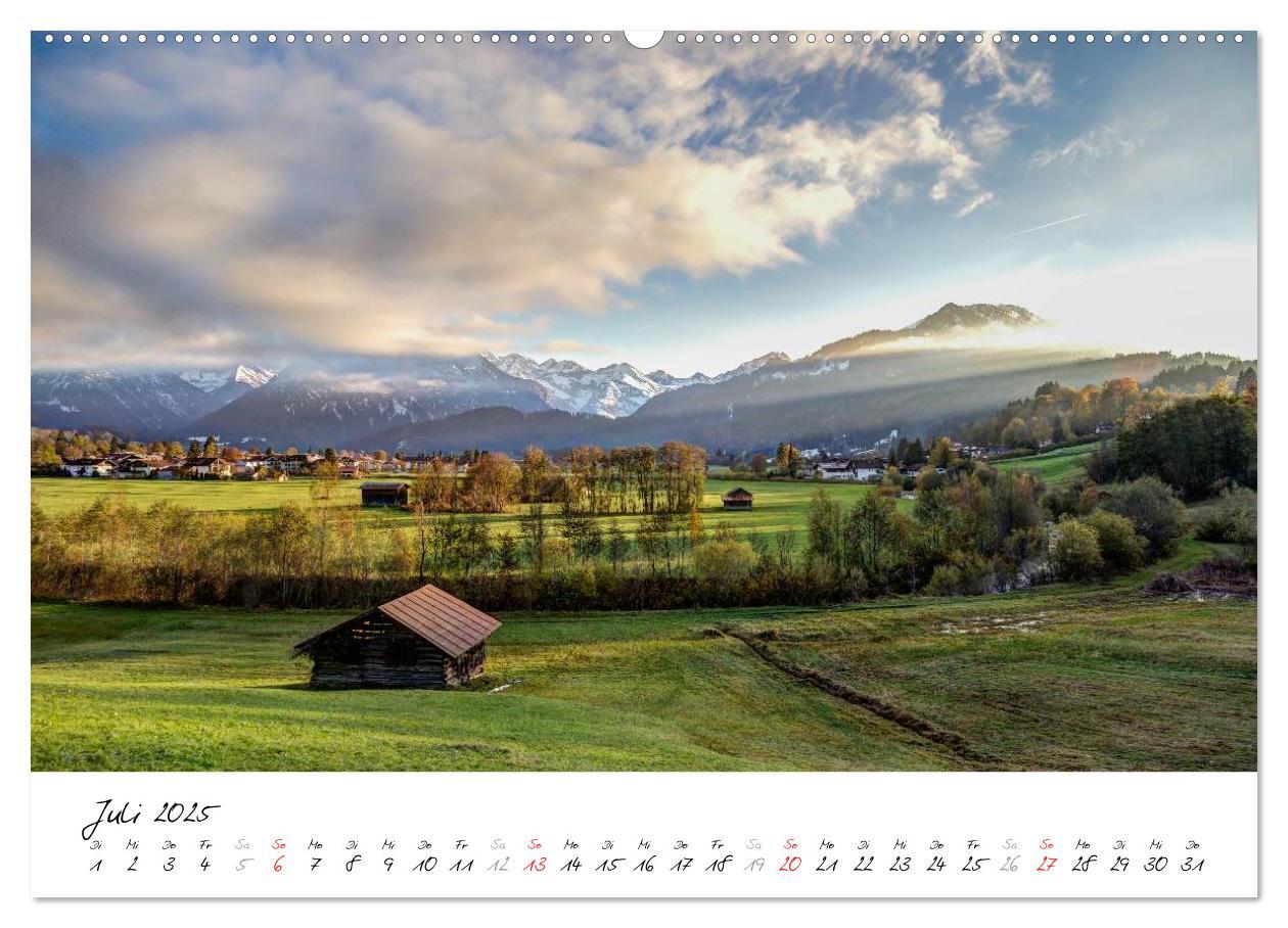 Bild: 9783435629565 | Oberallgäuer Landschaft (Wandkalender 2025 DIN A2 quer), CALVENDO...