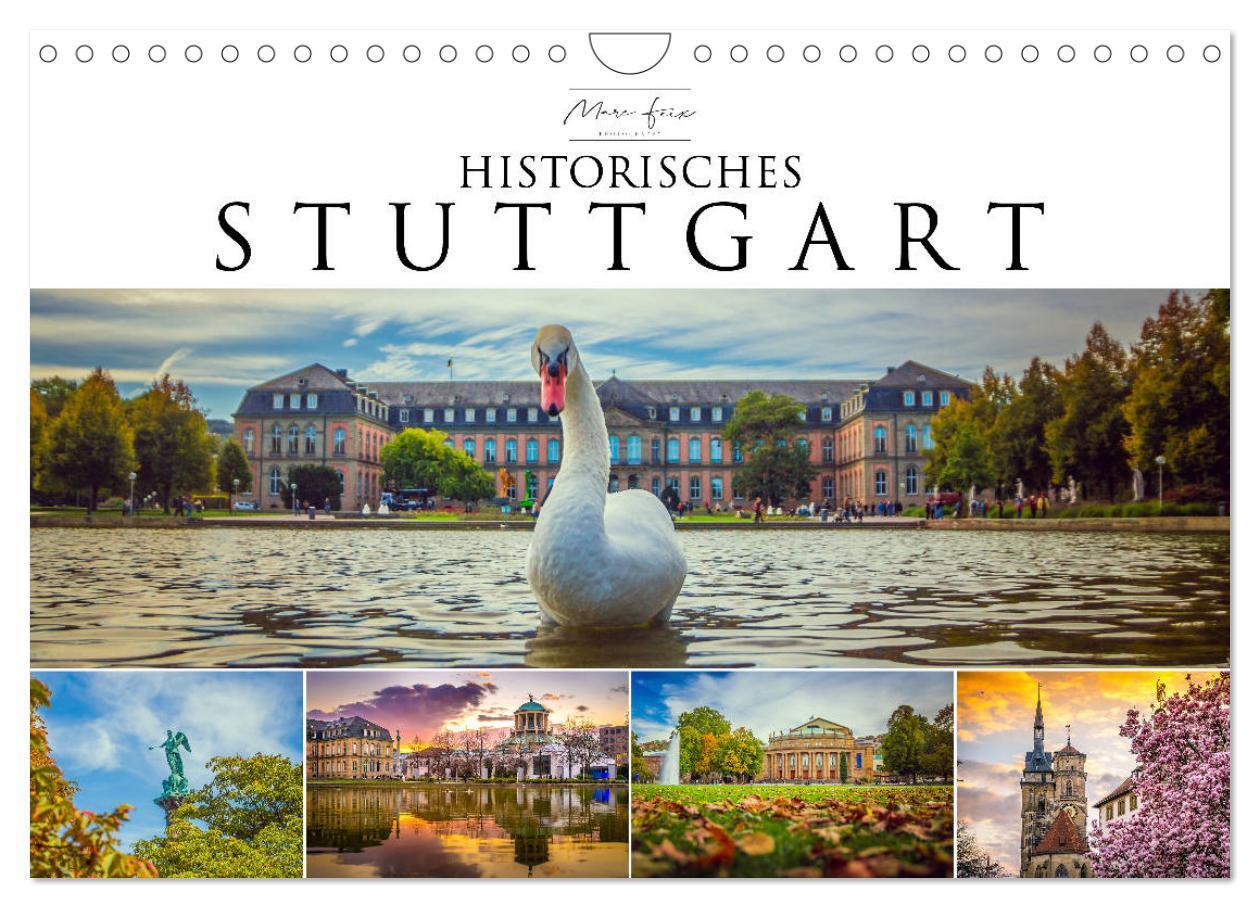 Cover: 9783675446083 | Historisches Stuttgart 2024 (Wandkalender 2024 DIN A4 quer),...