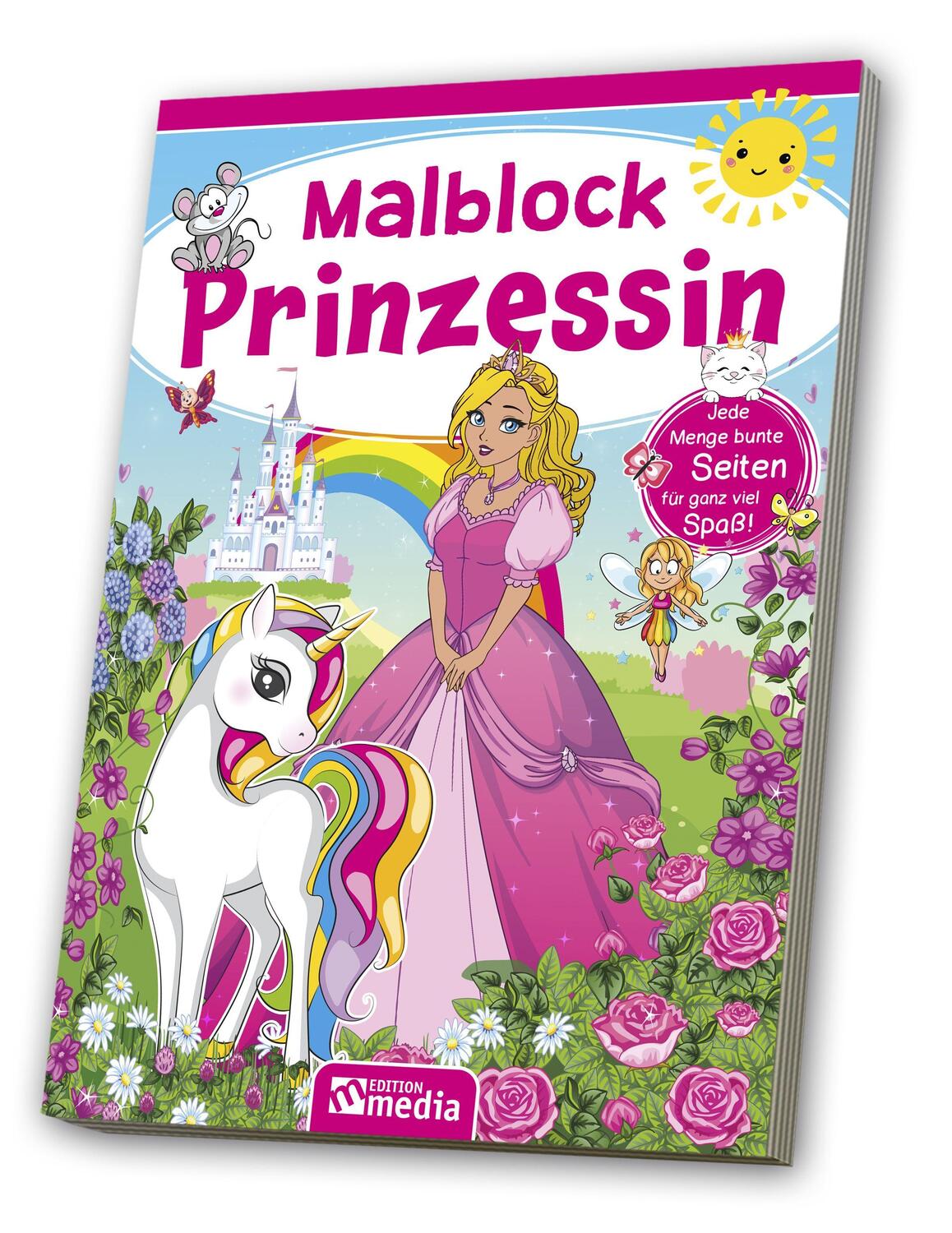 Cover: 4019393988754 | Malblock A5 - Prinzessin | 80 Blatt | Taschenbuch | Deutsch | 2023