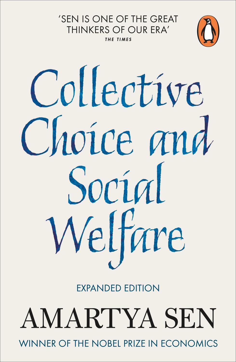 Cover: 9780141982502 | Collective Choice and Social Welfare | Expanded Edition | Amartya Sen