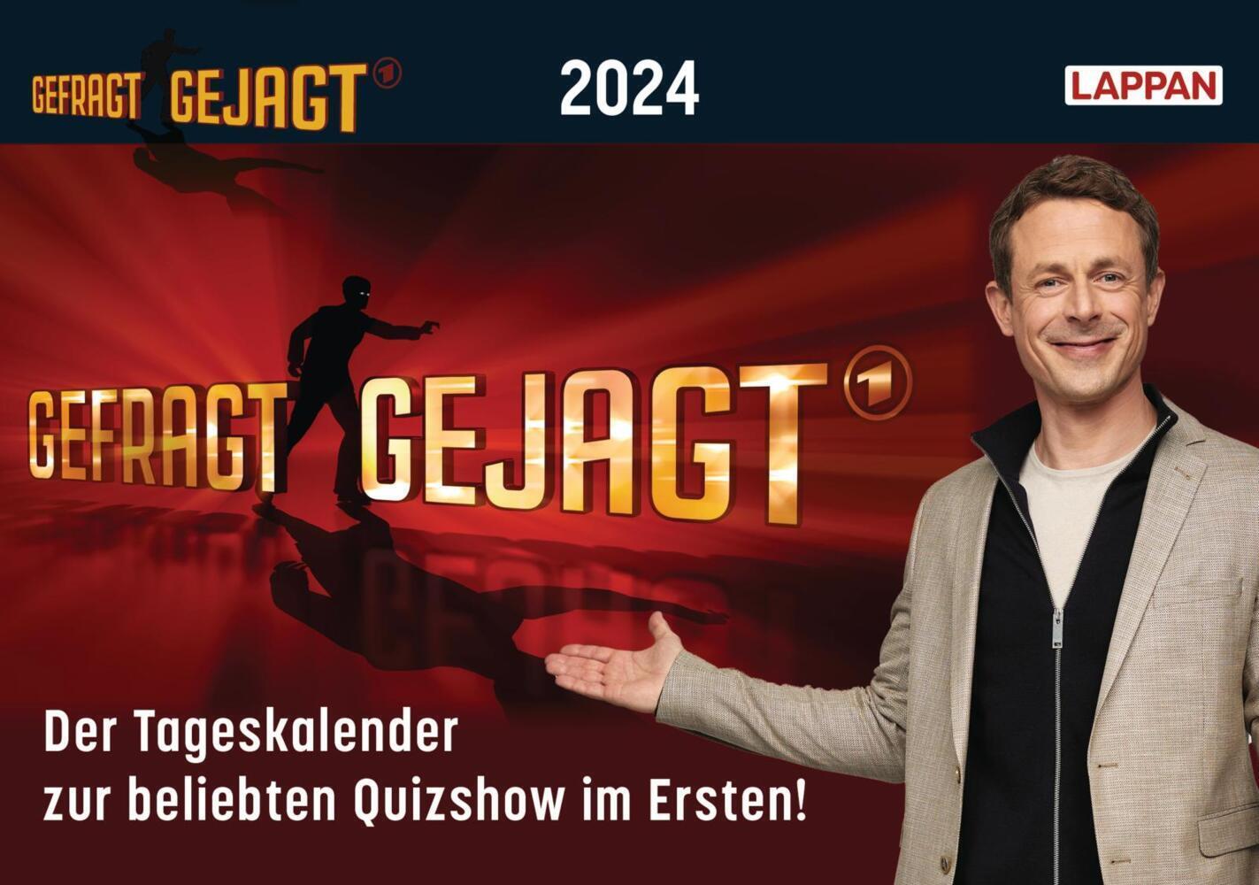 Cover: 9783830321163 | Gefragt Gejagt - Tageskalender 2024 | Kalender | 640 S. | Deutsch