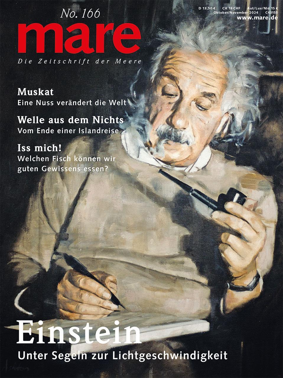 Cover: 9783866484559 | mare - Die Zeitschrift der Meere / No. 166 / Einstein | Gelpke | Buch