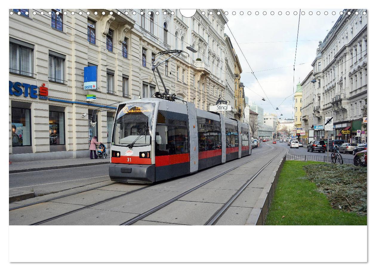 Bild: 9783435334513 | Mit der Bim durch Wien - Die Wiener Straßenbahn (Wandkalender 2025...