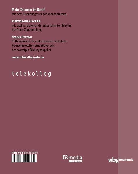 Rückseite: 9783534450084 | Sozialkunde | Norbert Zwölfer | Taschenbuch | BR Telekolleg | 192 S.