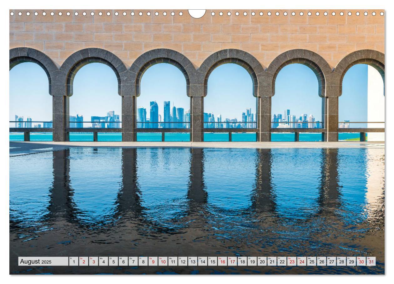 Bild: 9783435141944 | Doha - Hauptstadt von Katar (Wandkalender 2025 DIN A3 quer),...