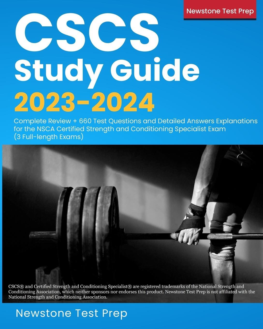 Cover: 9781998805204 | CSCS Study Guide 2023-2024 | Newstone Test Prep | Taschenbuch | 2023