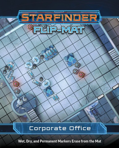 Cover: 9781640785830 | Starfinder Flip-Mat: Corporate Office | Damien Mammoliti | Taschenbuch