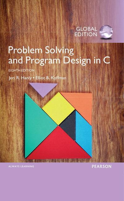 Cover: 9781292098814 | Problem Solving and Program Design in C, Global Edition | Taschenbuch