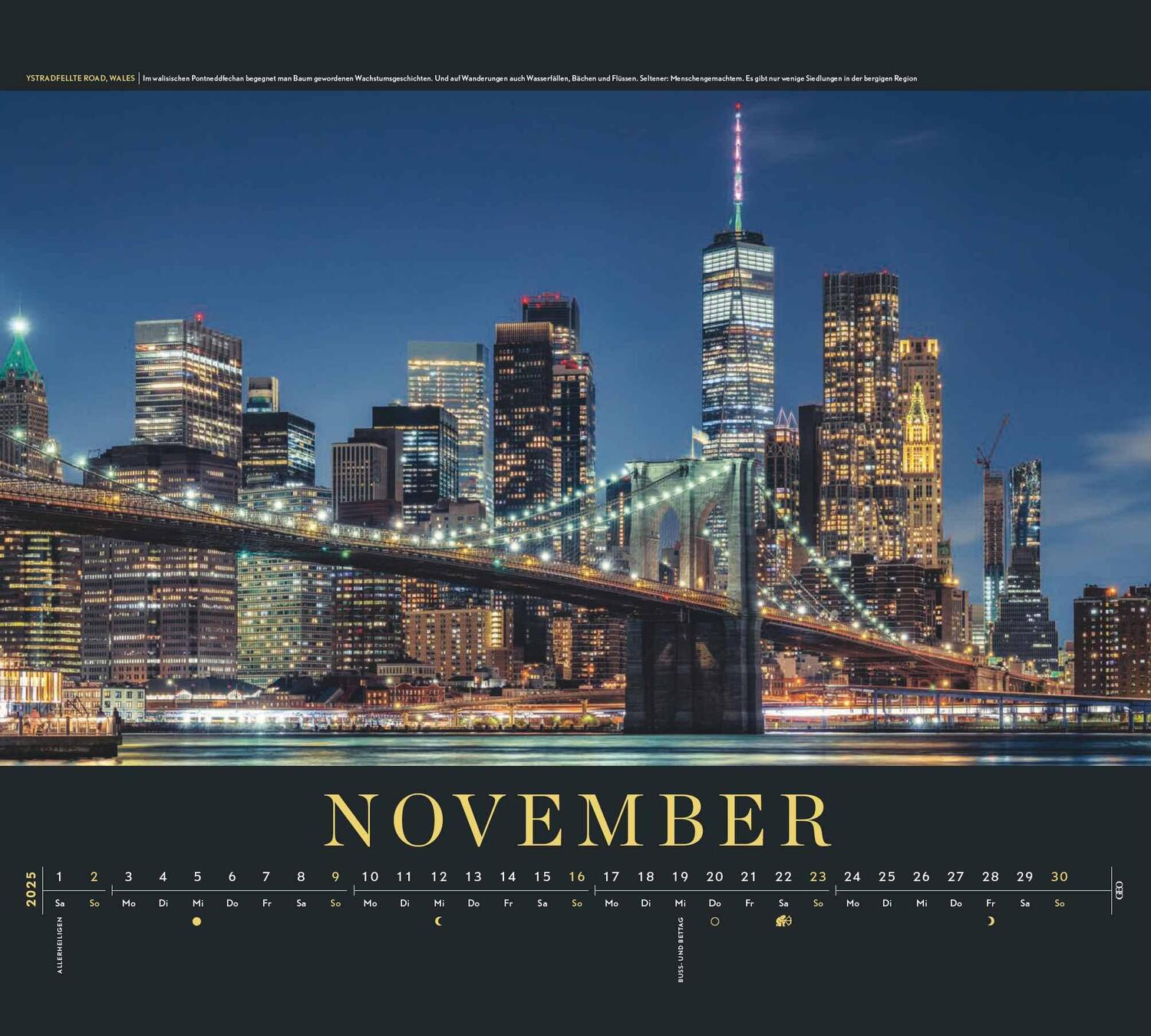 Bild: 4002725988805 | GEO New York 2025 - Wand-Kalender - Reise-Kalender -...