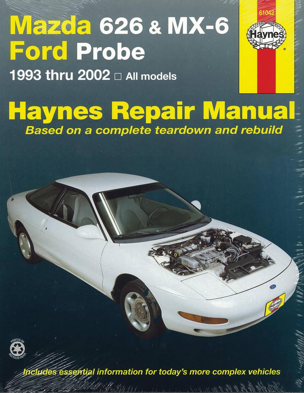 Cover: 9781563929809 | Mazda 626 1993-02, MX-6 &amp; Ford Probe 1993-97 | J H Haynes | Buch