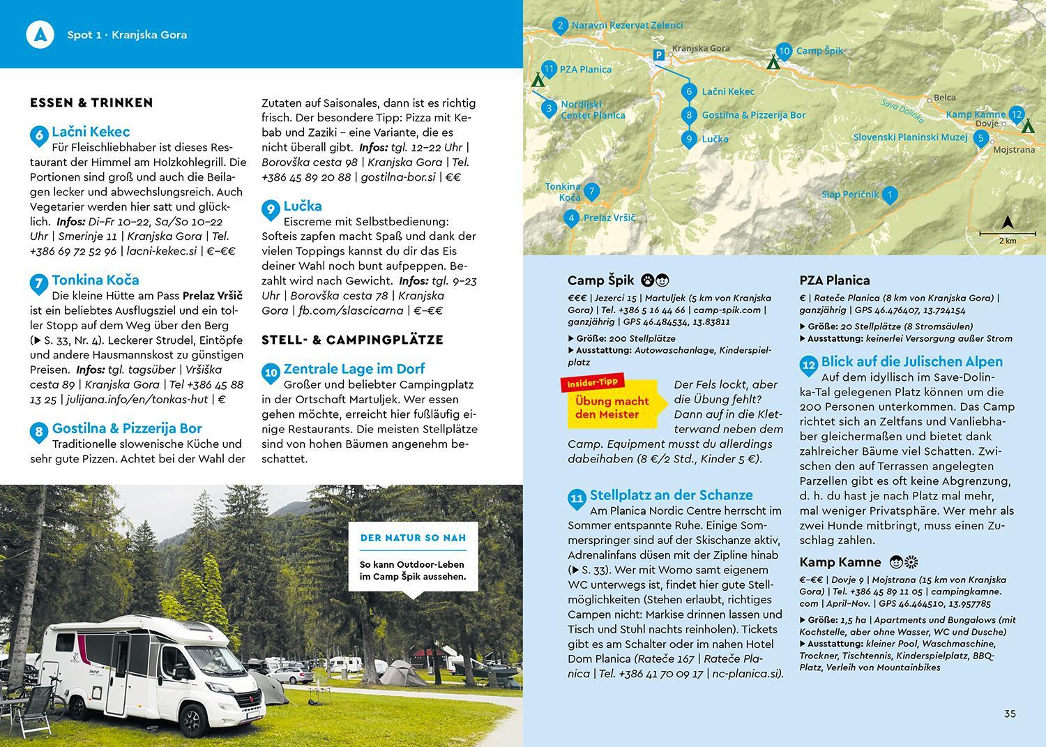 Bild: 9783829731928 | MARCO POLO Camper Guide Slowenien | Andrea Markand (u. a.) | Buch