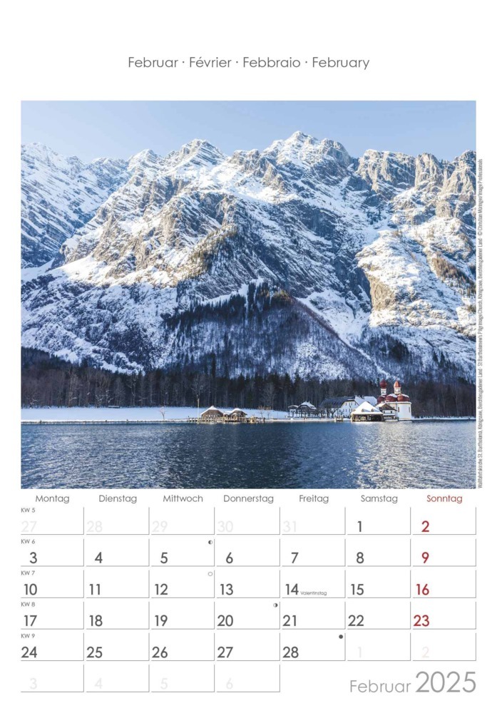 Bild: 4251732341190 | Alpha Edition - Bayern 2025 Bildkalender, 23,7x34cm, Wandkalender...