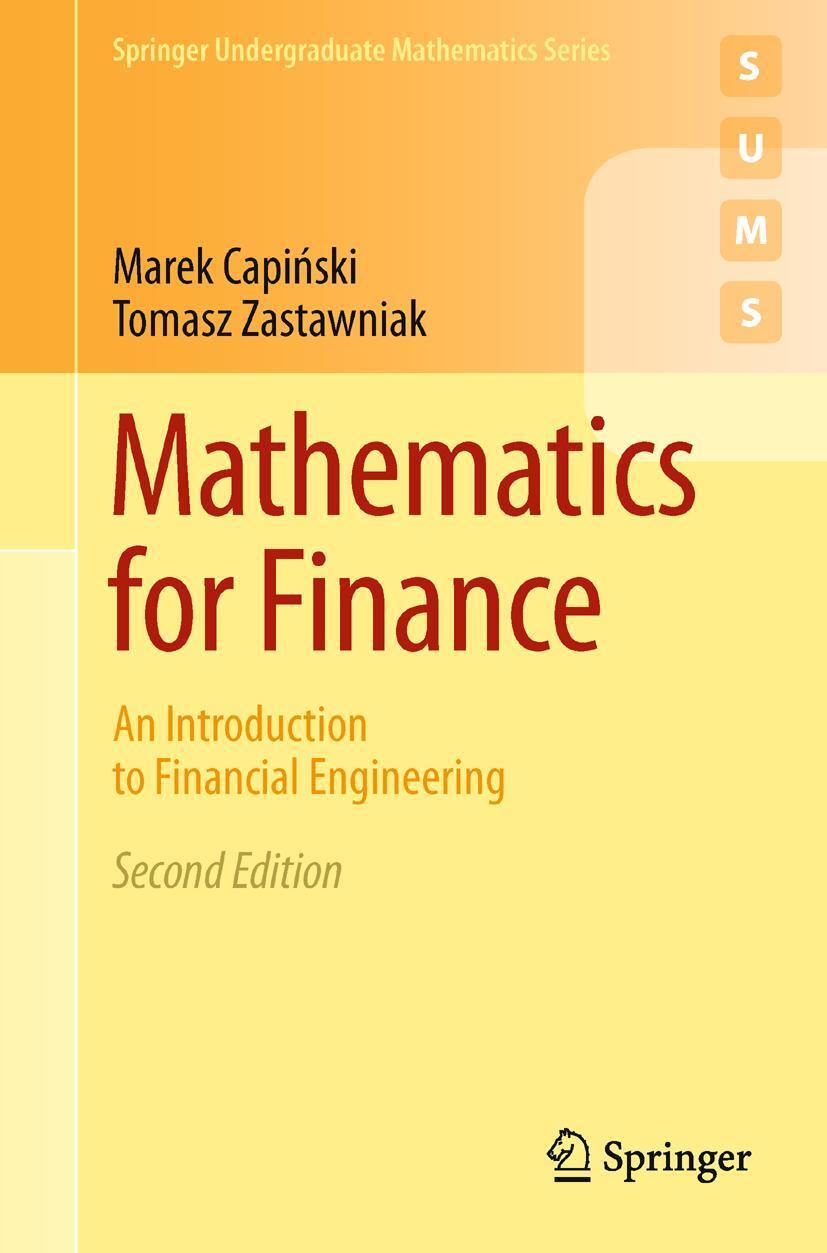 Cover: 9780857290816 | Mathematics for Finance | An Introduction to Financial Engineering