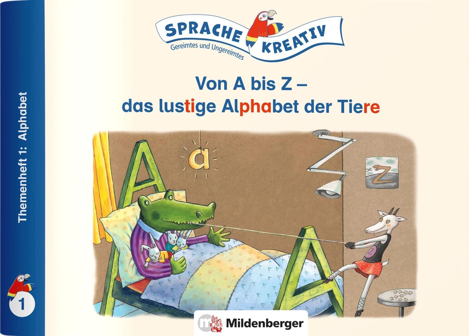 Cover: 9783619133000 | Von A bis Z - das lustige Alphabet der Tiere · Themenheft 1: Alphabet