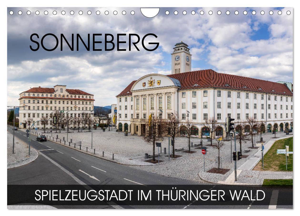 Cover: 9783383017001 | Sonneberg - Spielzeugstadt im Thüringer Wald (Wandkalender 2024 DIN...