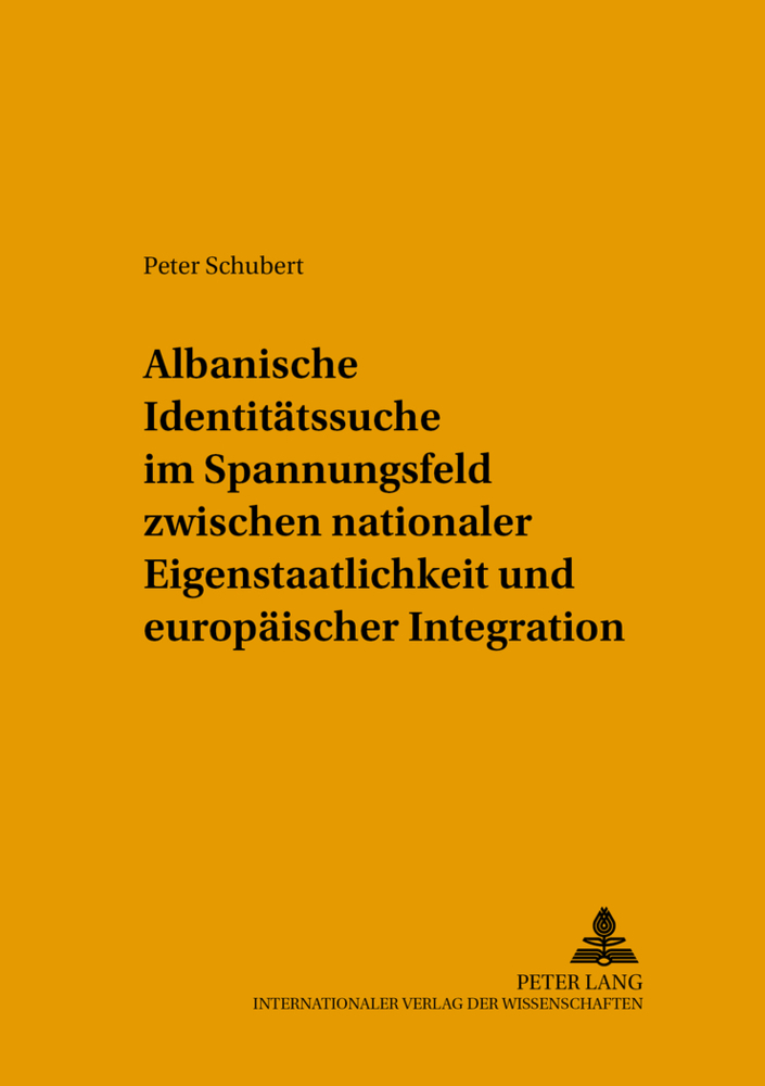 Cover: 9783631529331 | Albanische Identitätssuche im Spannungsfeld zwischen nationaler...