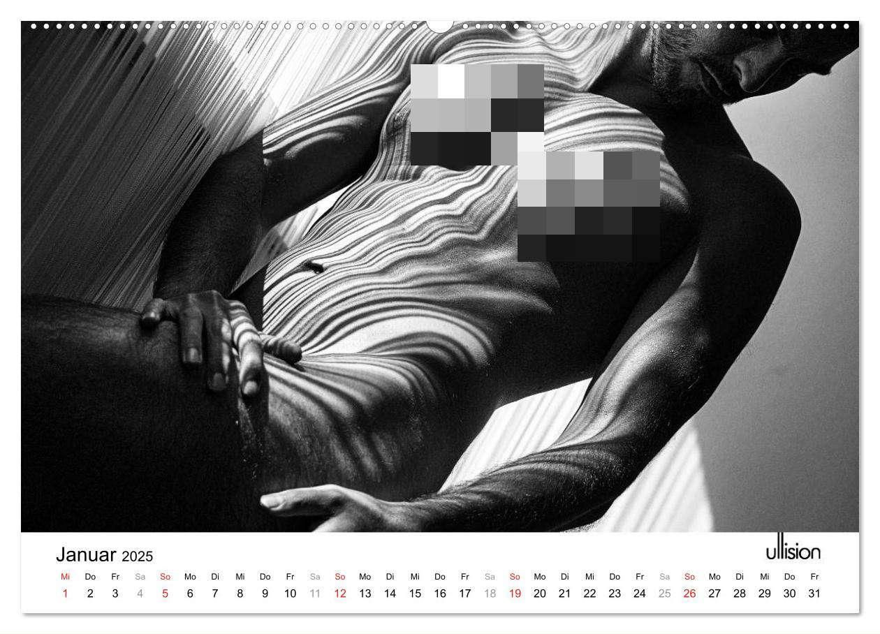 Bild: 9783435565276 | Männer AKT Art (Wandkalender 2025 DIN A2 quer), CALVENDO...