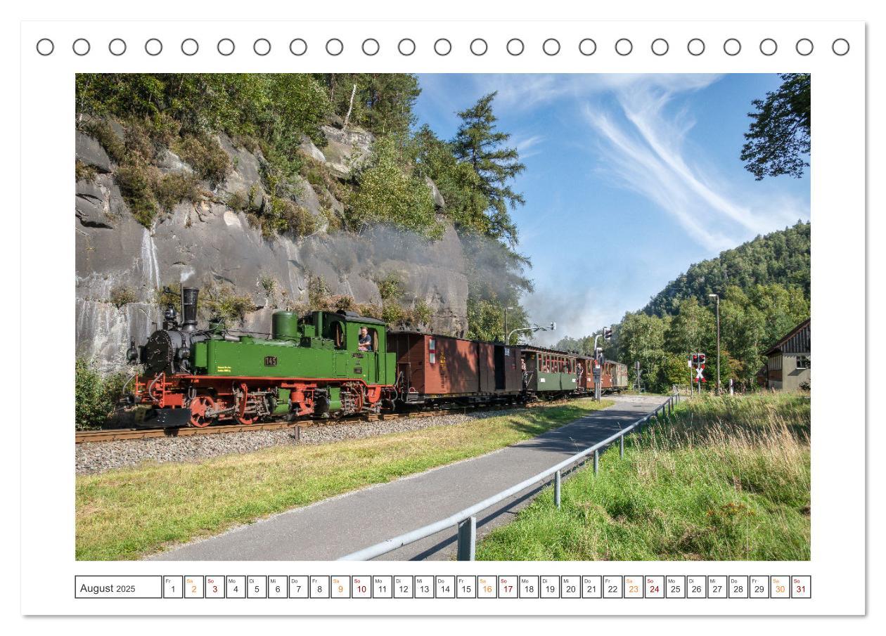 Bild: 9783383859151 | Museumsbahnen auf Tour (Tischkalender 2025 DIN A5 quer), CALVENDO...