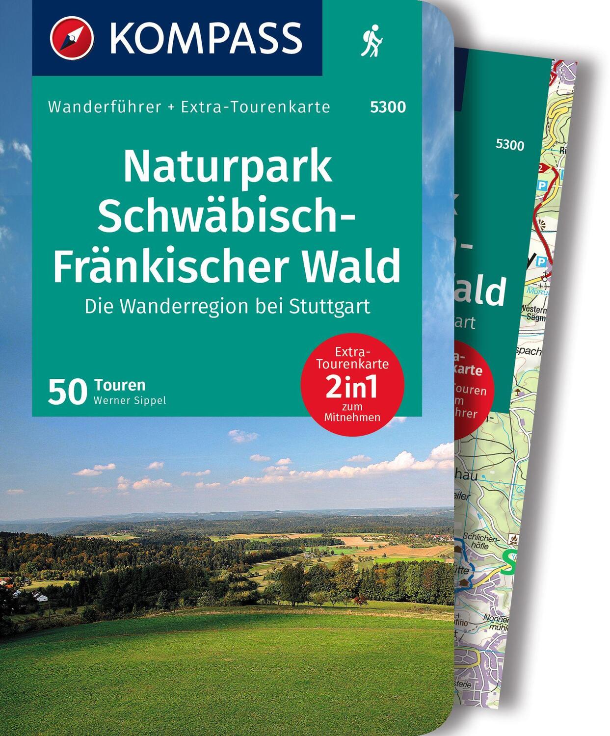 Cover: 9783991216087 | KOMPASS Wanderführer Naturpark Schwäbisch-Fränkischer Wald, Die...