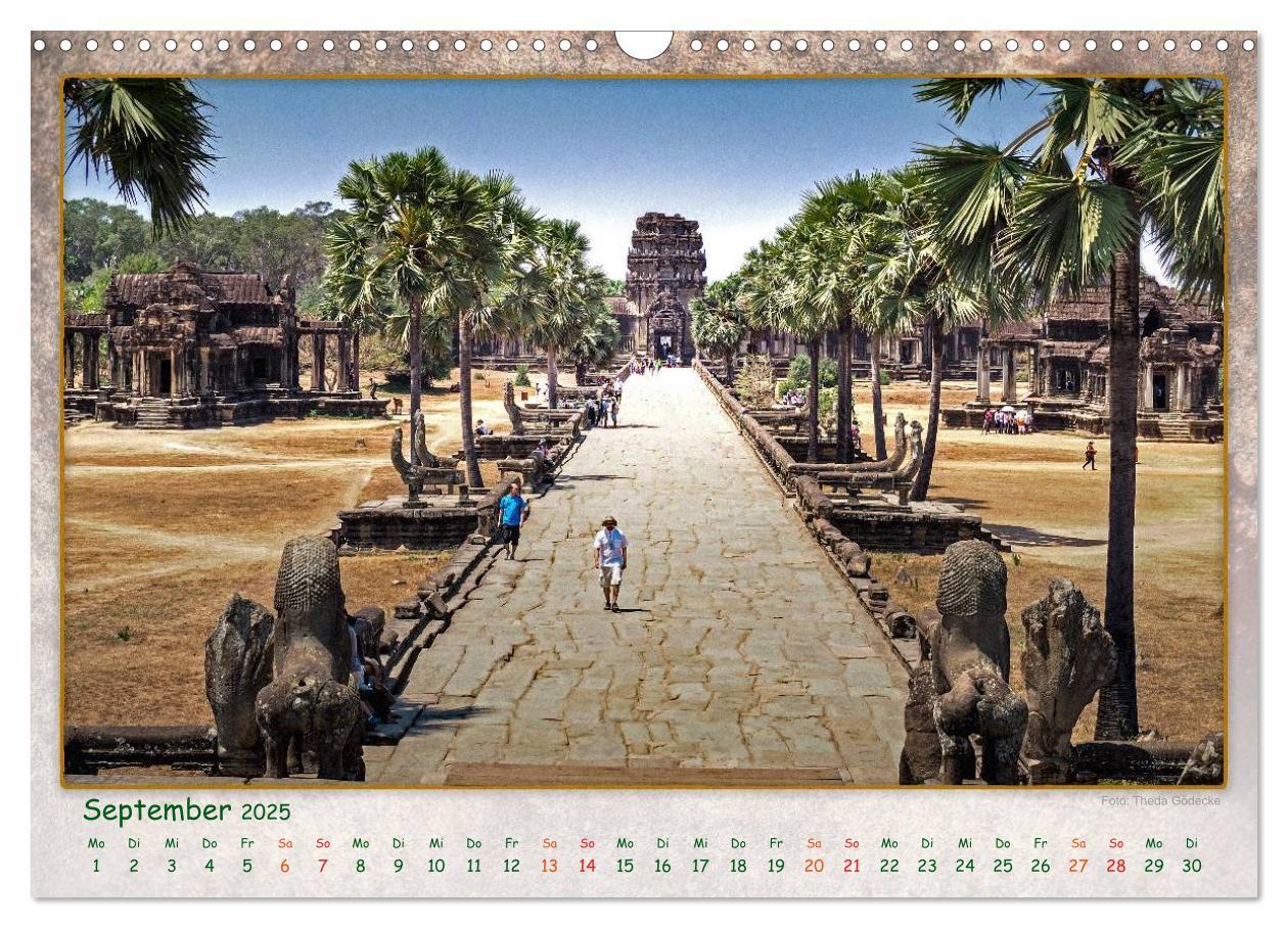 Bild: 9783435471485 | Kambodscha, Angkor Thom, Angkor Wat und Bayon (Wandkalender 2025...