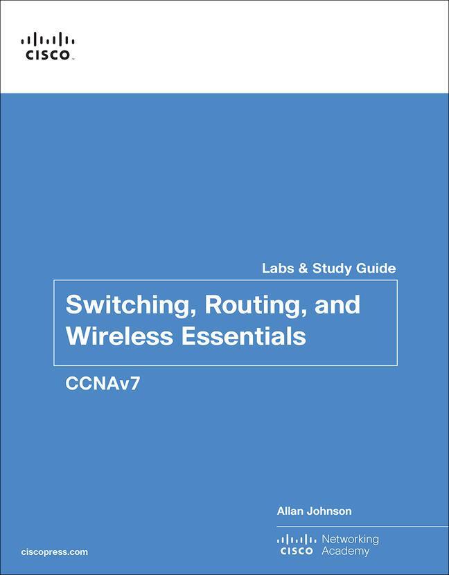 Cover: 9780136634386 | Switching, Routing, and Wireless Essentials Labs and Study Guide...