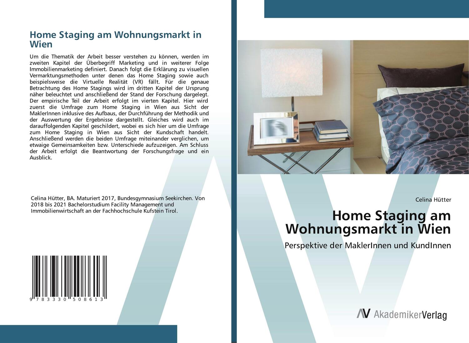 Cover: 9783330508613 | Home Staging am Wohnungsmarkt in Wien | Celina Hütter | Taschenbuch