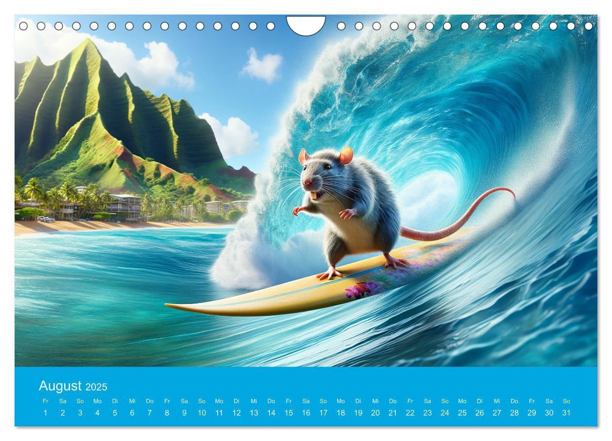 Bild: 9783383768606 | Abenteuerliche Ratten (Wandkalender 2025 DIN A4 quer), CALVENDO...