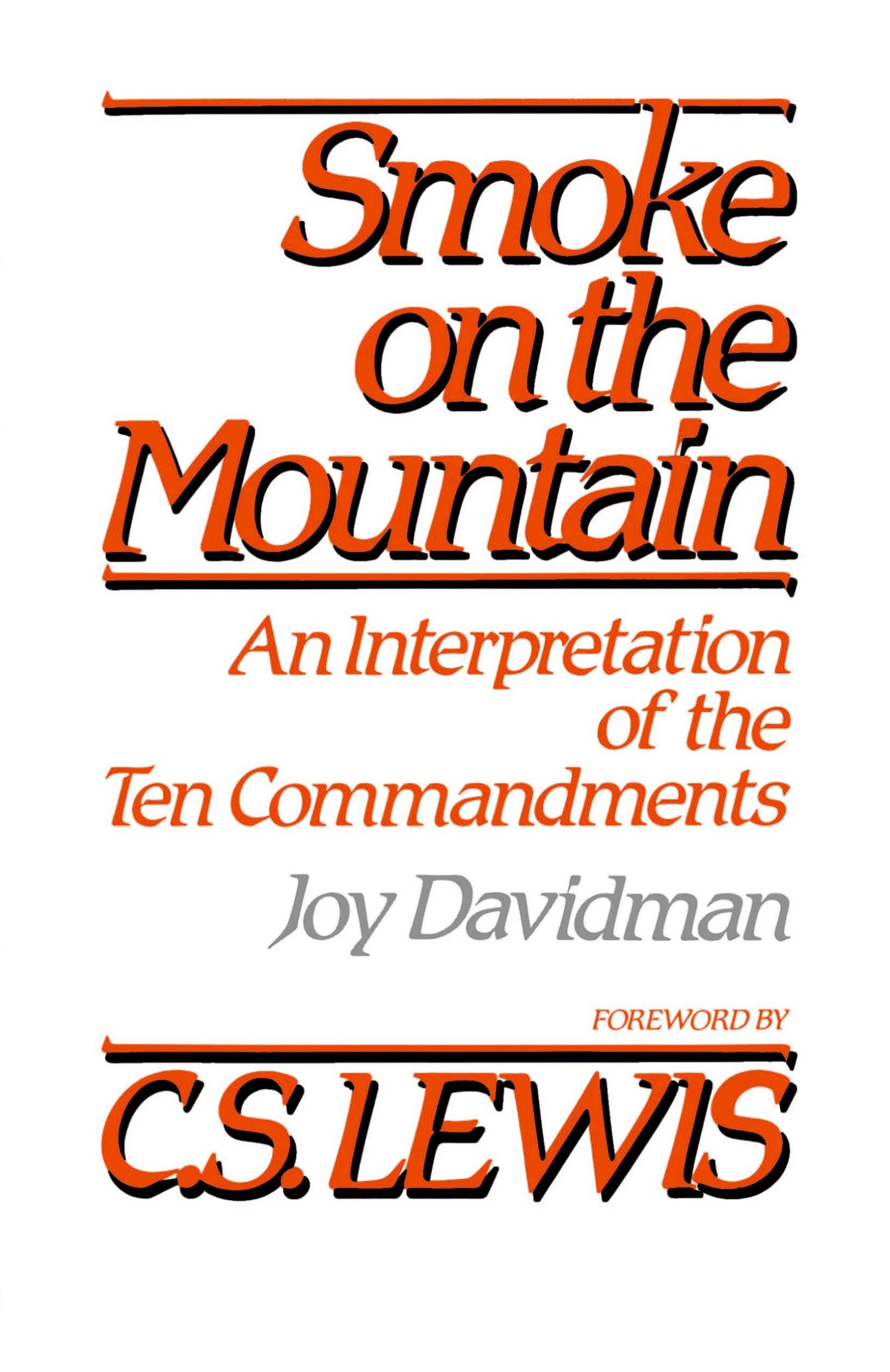 Cover: 9780664246808 | Smoke on the Mountain | An Interpretation of the Ten Commandments