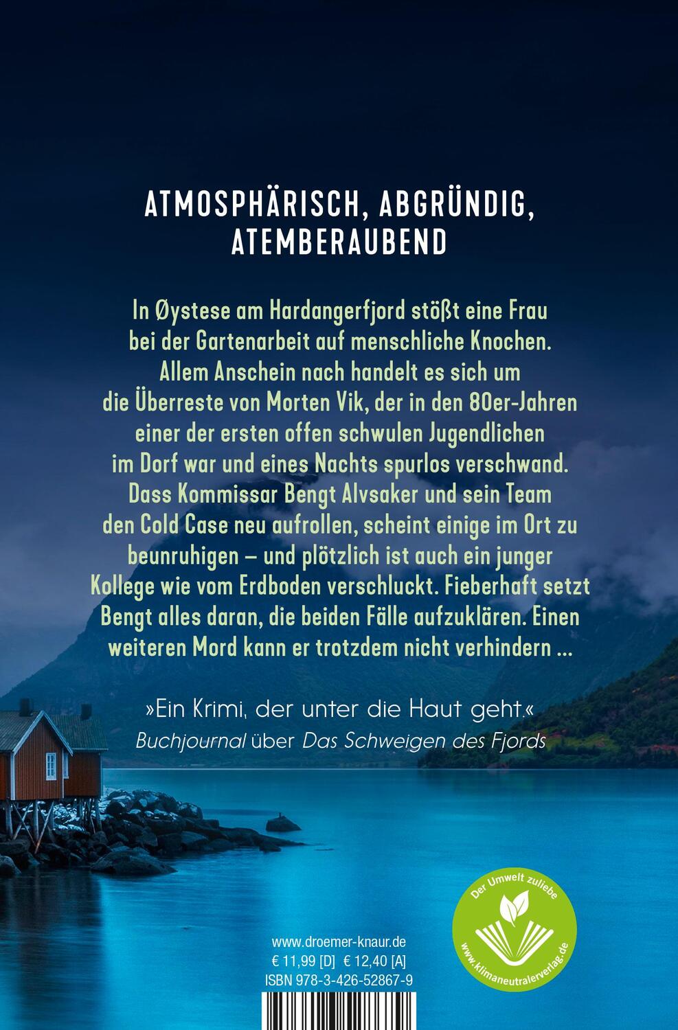Rückseite: 9783426528679 | Das Grab am Fjord | Kriminalroman | Agnes Lovise Matre | Taschenbuch
