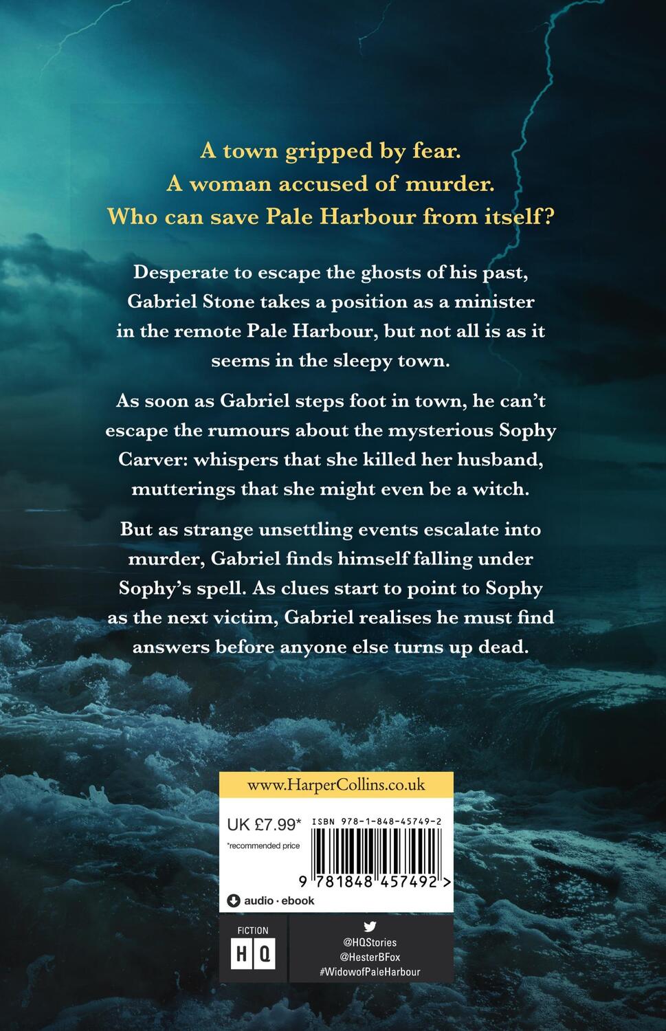 Rückseite: 9781848457492 | The Widow Of Pale Harbour | Hester Fox | Taschenbuch | Englisch | 2019