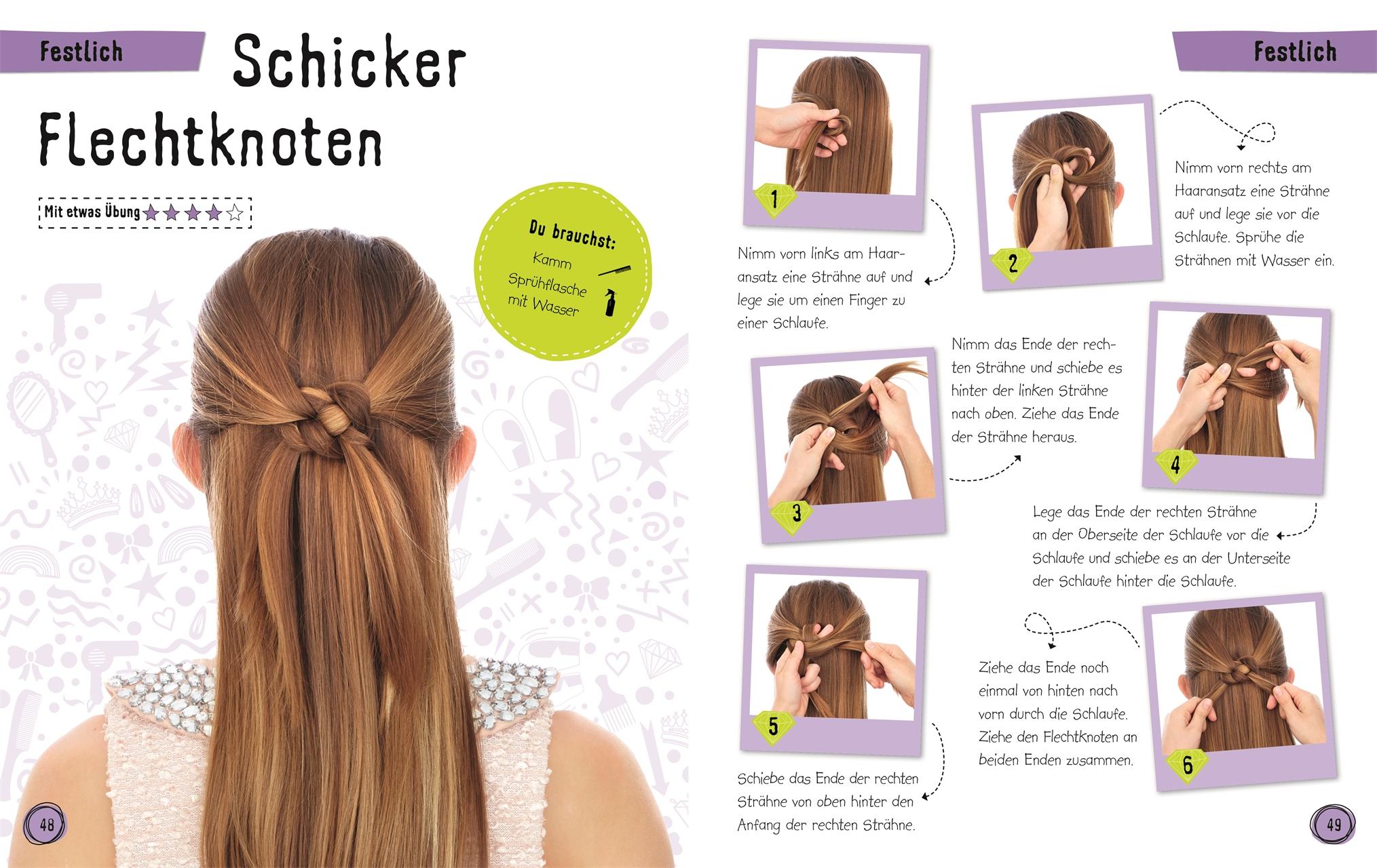 Bild: 9783831032778 | Zöpfe, Knoten, Flechtfrisuren | 30 Hairstyles für Mädchen | Benjamin