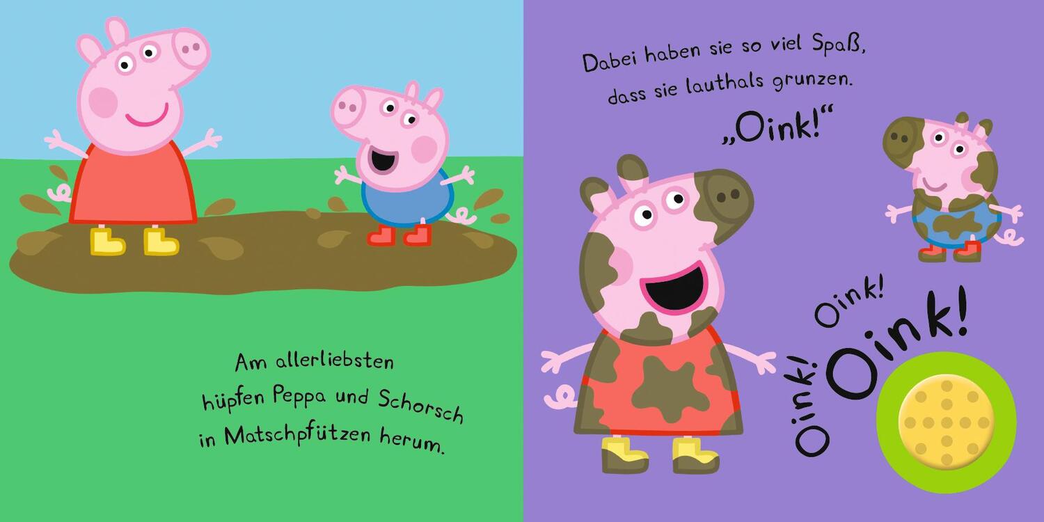 Bild: 9783833236921 | Peppa Pig: Oink! Oink! Hör mal, wer da grunzt! | Buch | 12 S. | 2018