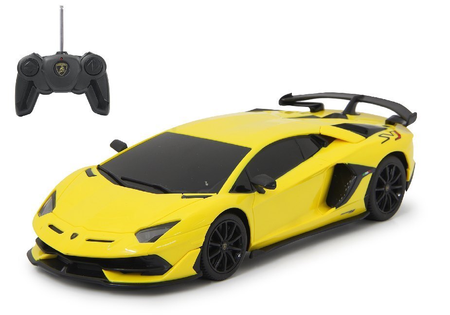 Bild: 4042774452186 | Jamara Lamborghini Aventador SVJ 1:24 gelb 40MHz | Stück | In Karton