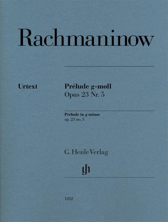 Cover: 9790201812120 | Prélude g-moll op. 23 Nr. 5 | Instrumentation: Piano solo | Buch