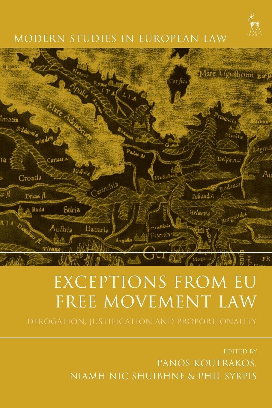 Cover: 9781509928866 | Exceptions from EU Free Movement Law | Phil Syrpis | Taschenbuch