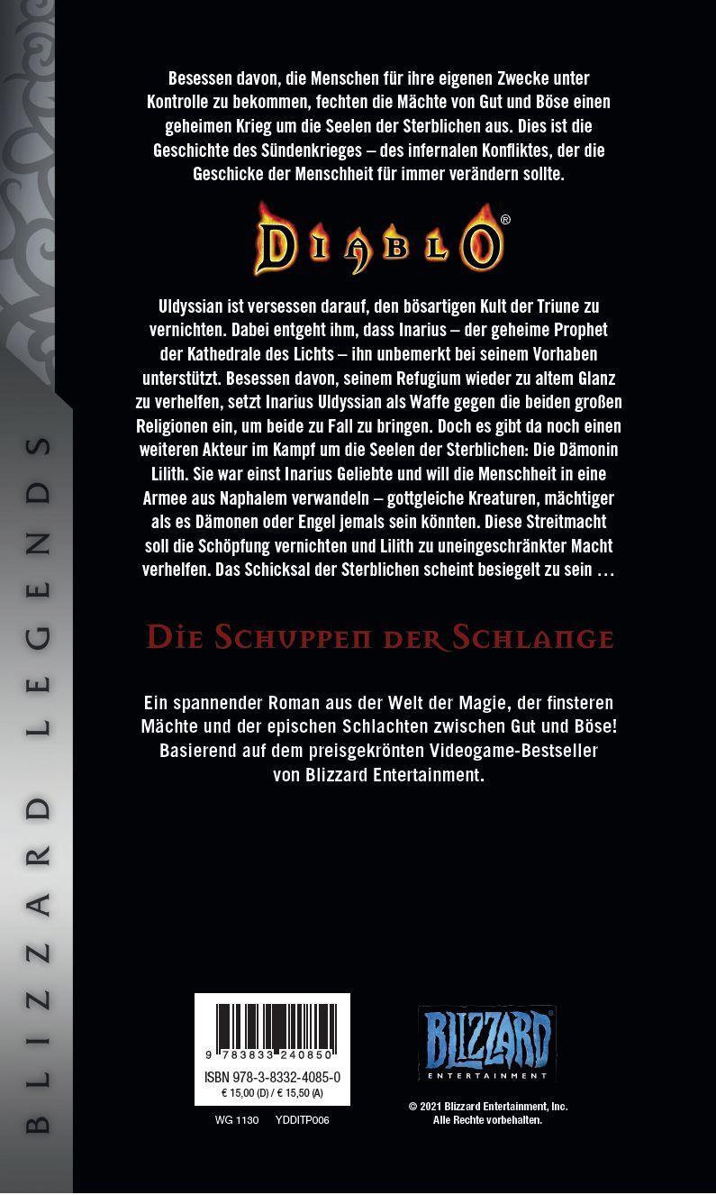 Rückseite: 9783833240850 | Diablo: Sündenkrieg Buch 2 - Die Schuppen der Schlange | Knaak | Buch