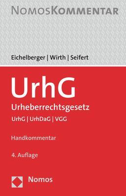 Cover: 9783848770595 | UrhG - Urheberrechtsgesetz | UrhG UrhDaG VGG | Eichelberger (u. a.)