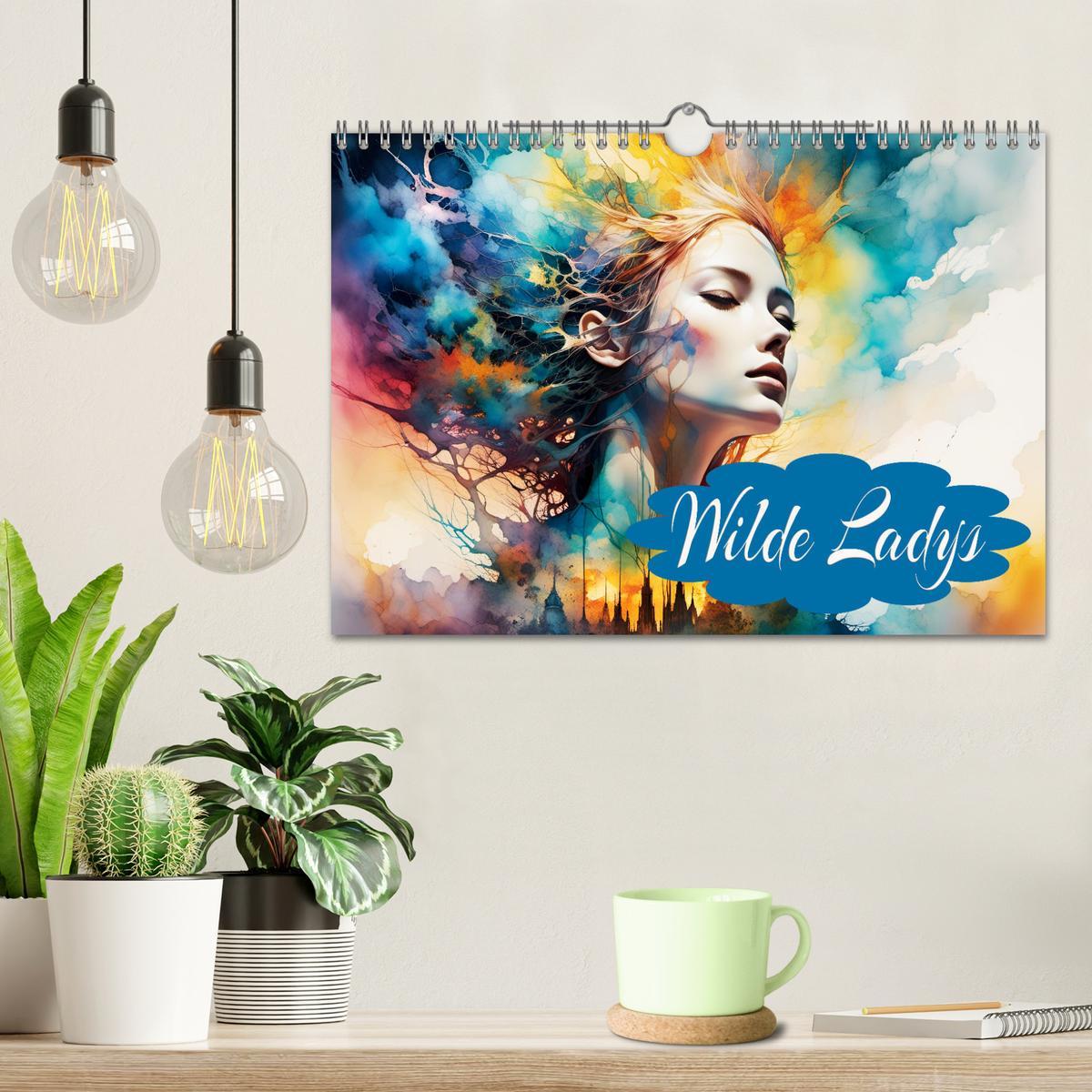 Bild: 9783383816291 | Wilde Ladys (Wandkalender 2025 DIN A4 quer), CALVENDO Monatskalender