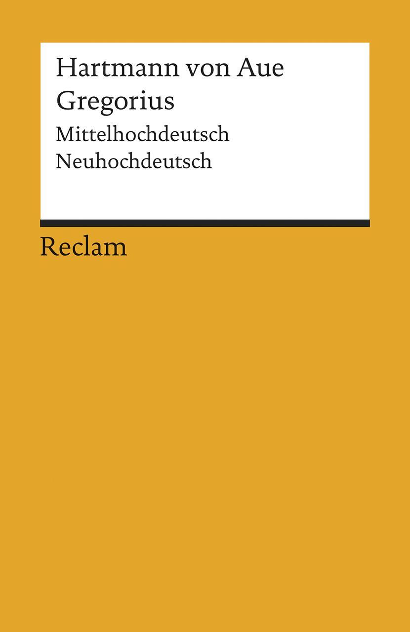 Cover: 9783150187647 | Gregorius | Mittelhochdeutsch/Neuhochdeutsch | Hartmann von Aue | Buch