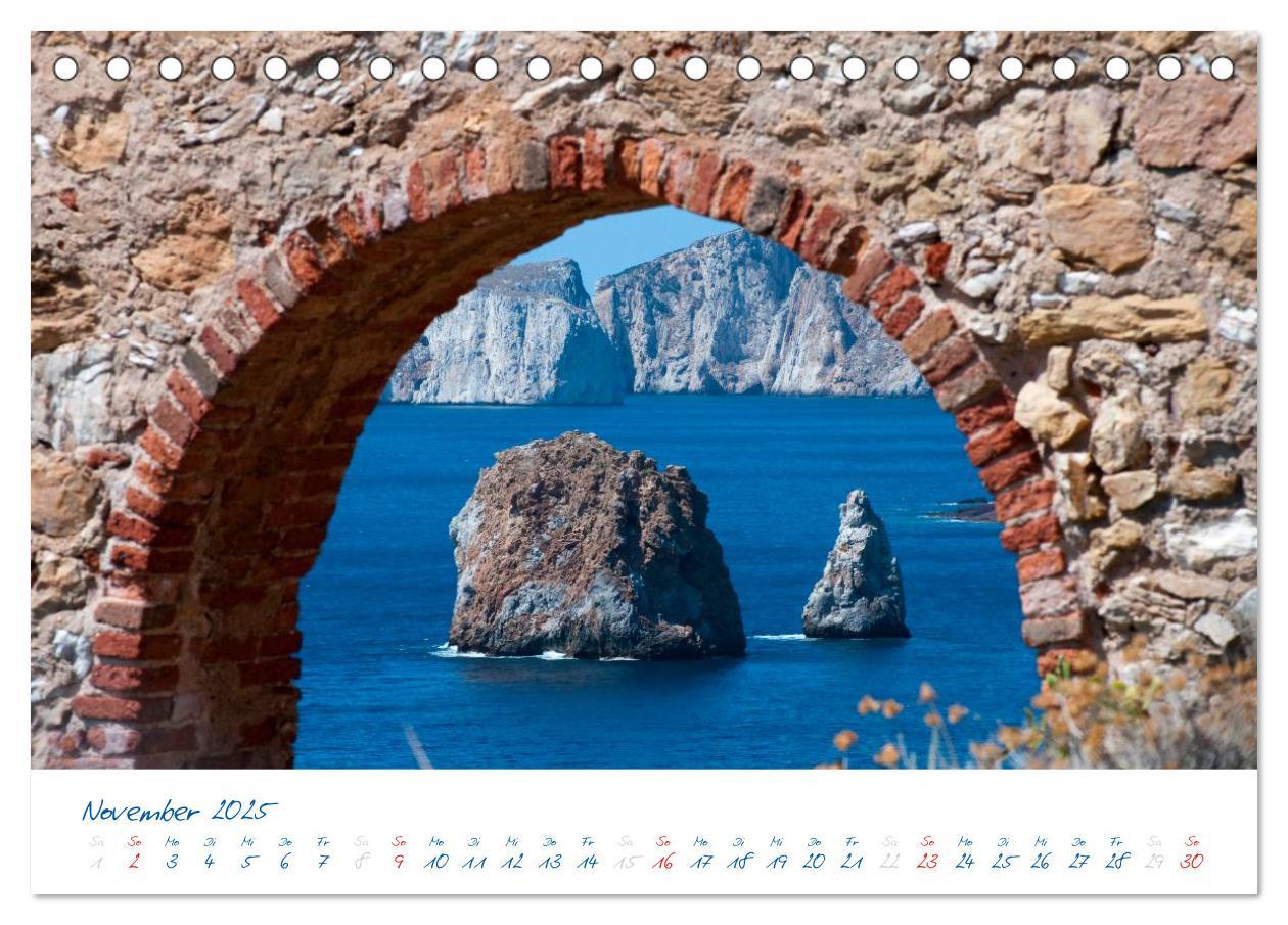 Bild: 9783435738328 | Sardinien (Tischkalender 2025 DIN A5 quer), CALVENDO Monatskalender