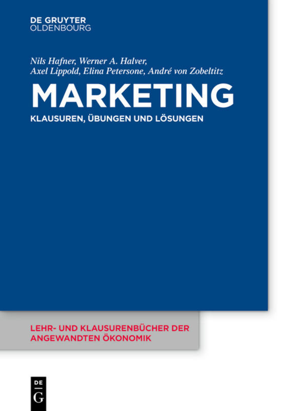 Cover: 9783110516791 | Marketing | Klausuren, Übungen und Lösungen | Elina Petersone (u. a.)